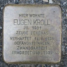 Stolperstein à la mémoire d’Eugen Kroll