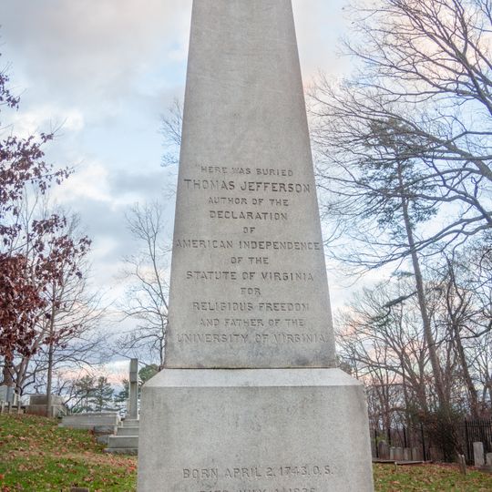 Tombe de Thomas Jefferson
