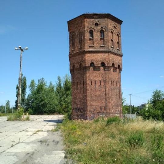 Kolejowa wieża ciśnień w Głownie