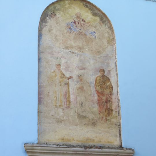Murale, opera d'arte, chiesa cattolica