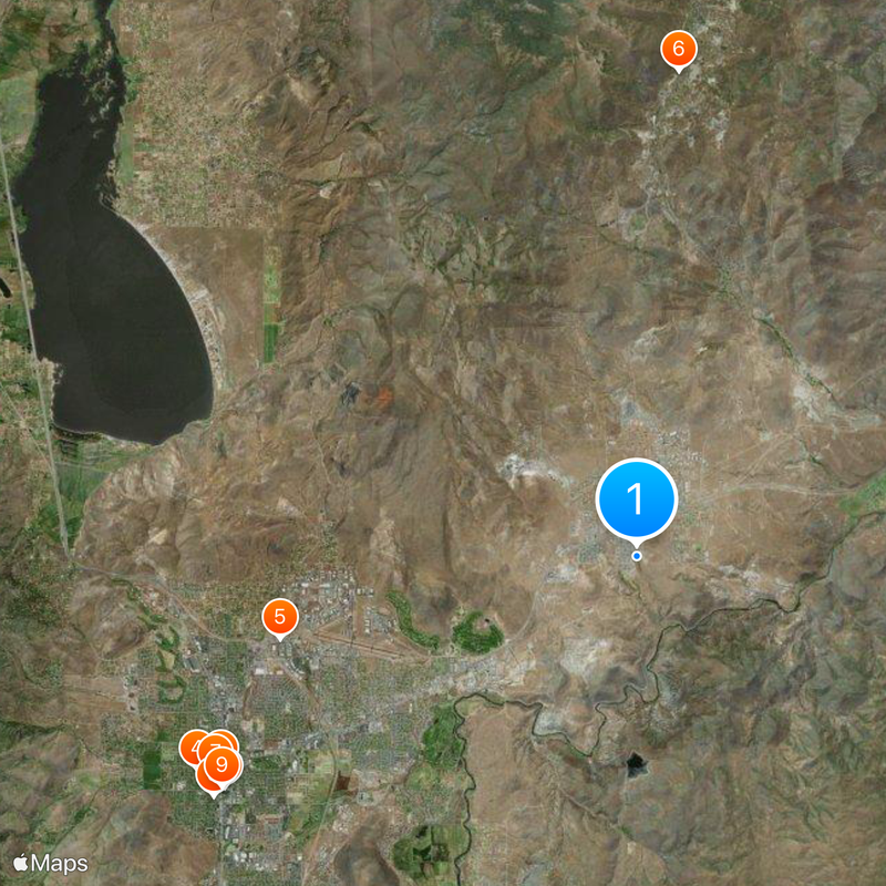 The Love Ranch Map