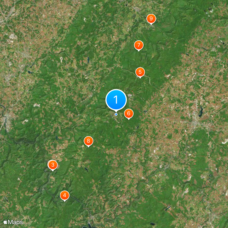 Seven Springs Mountain Resort Map