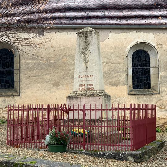 War memorial of Blannay