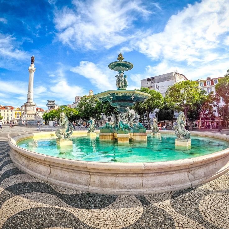 North fountain of Rossio