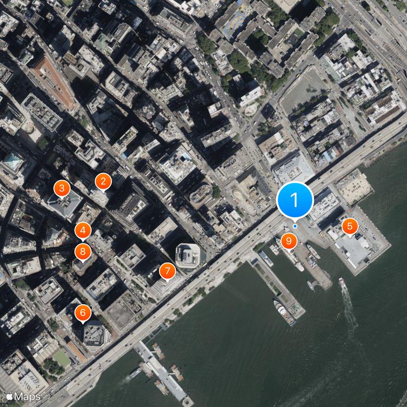 South Street Seaport Map