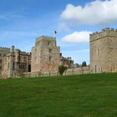 Ford Castle Flagpole Tower and Forecourt Wall Attached to North