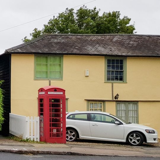 K6 Telephone Kiosk Outside Post Office