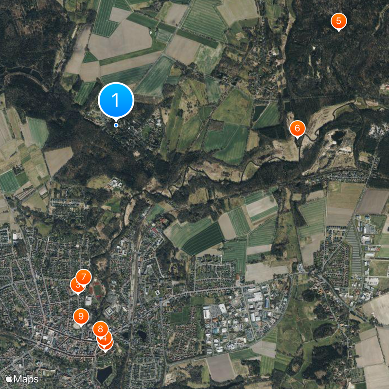 Parco ornitologico di Walsrode Mappa