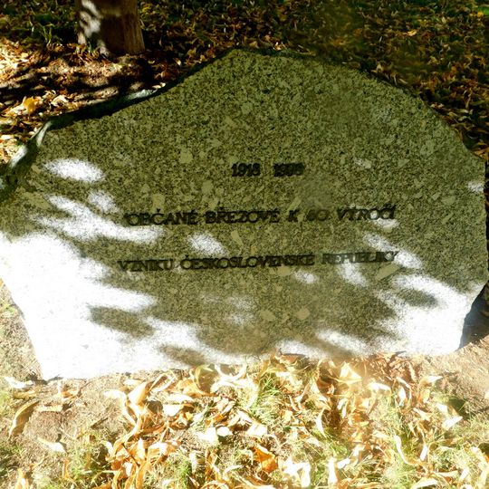 Pomník vzniku Československa v Březové