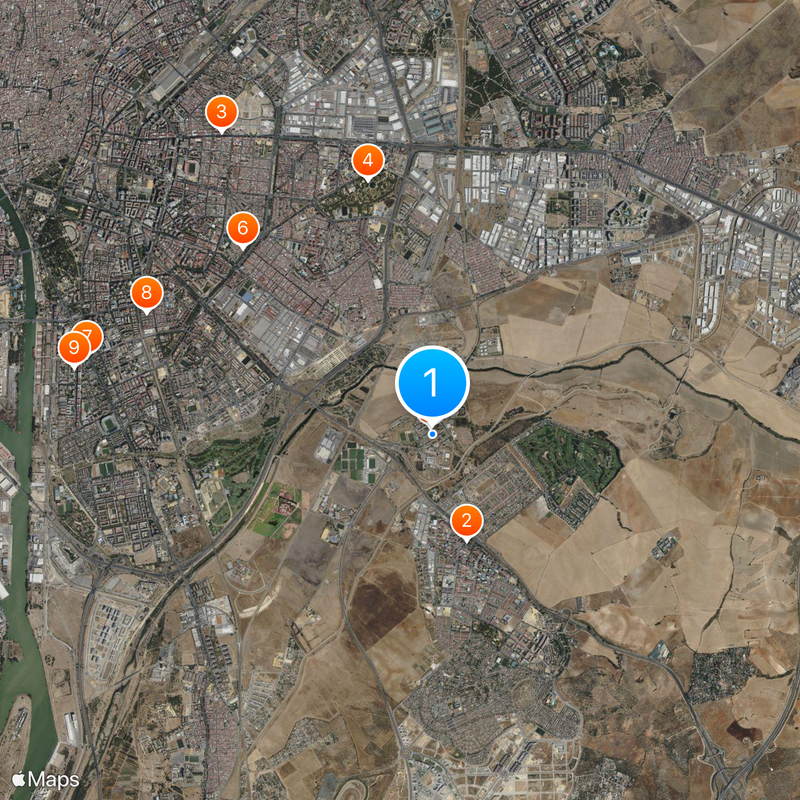 Pablo de Olavide University Map