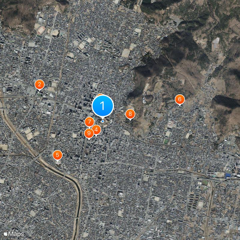 Maizuru Castle Park Mapa