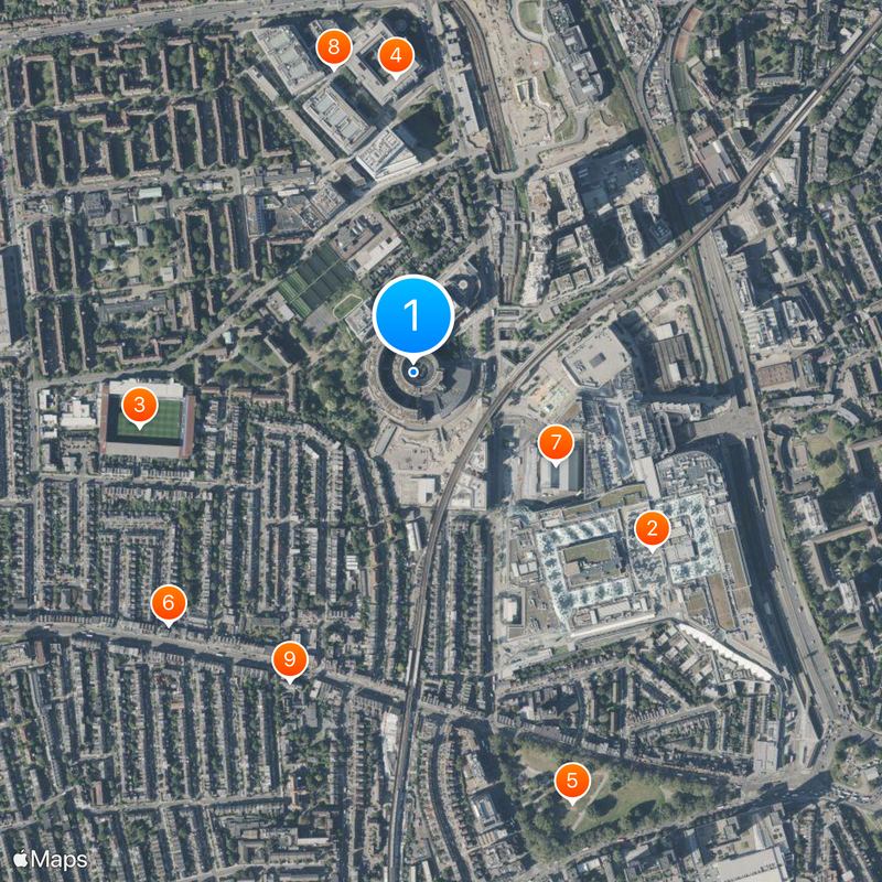 Television Centre Mapa