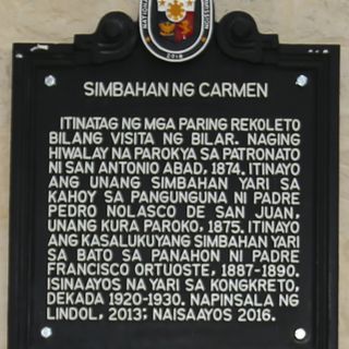 Church of Carmen historical marker