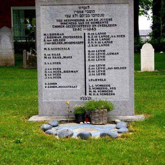 Monument op de Joodse begraafplaats