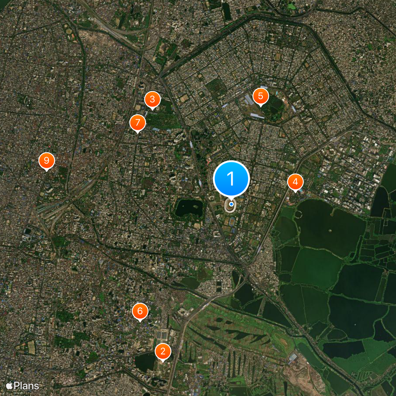 Salt Lake Stadium Map