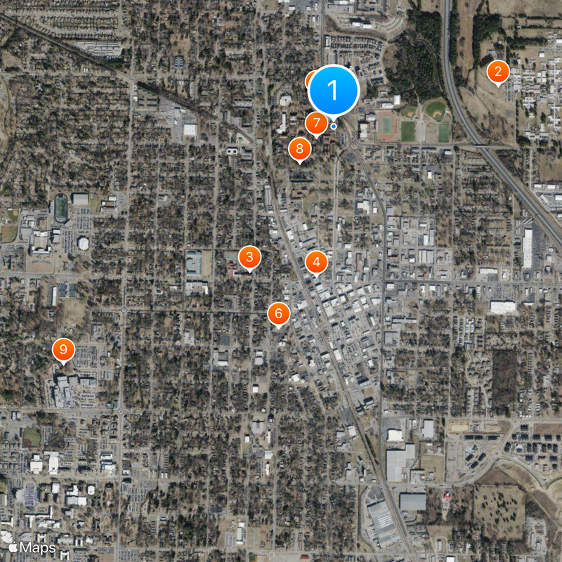 Hendrix College Map