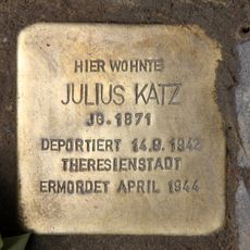 Stolperstein dedicated to Julius Katz