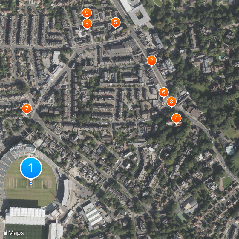 Headingley Stadium Map