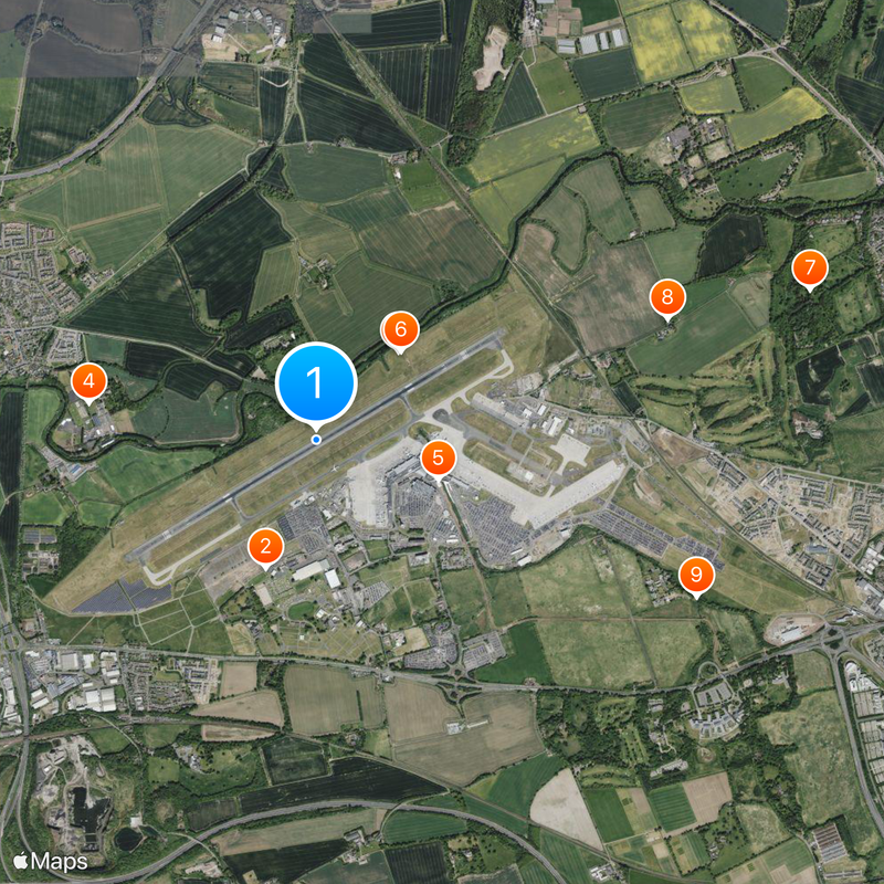 Flughafen Edinburgh Karte