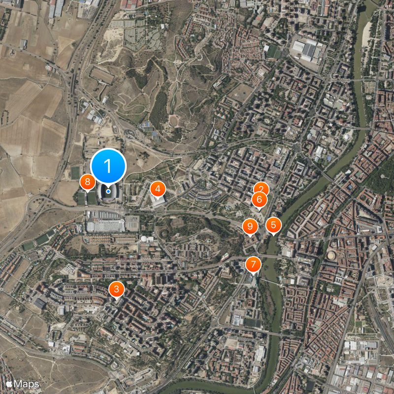 Estadio José Zorrilla Mapa