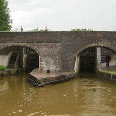 Double bridge at Lock No 66, Trent and Mersey Canal