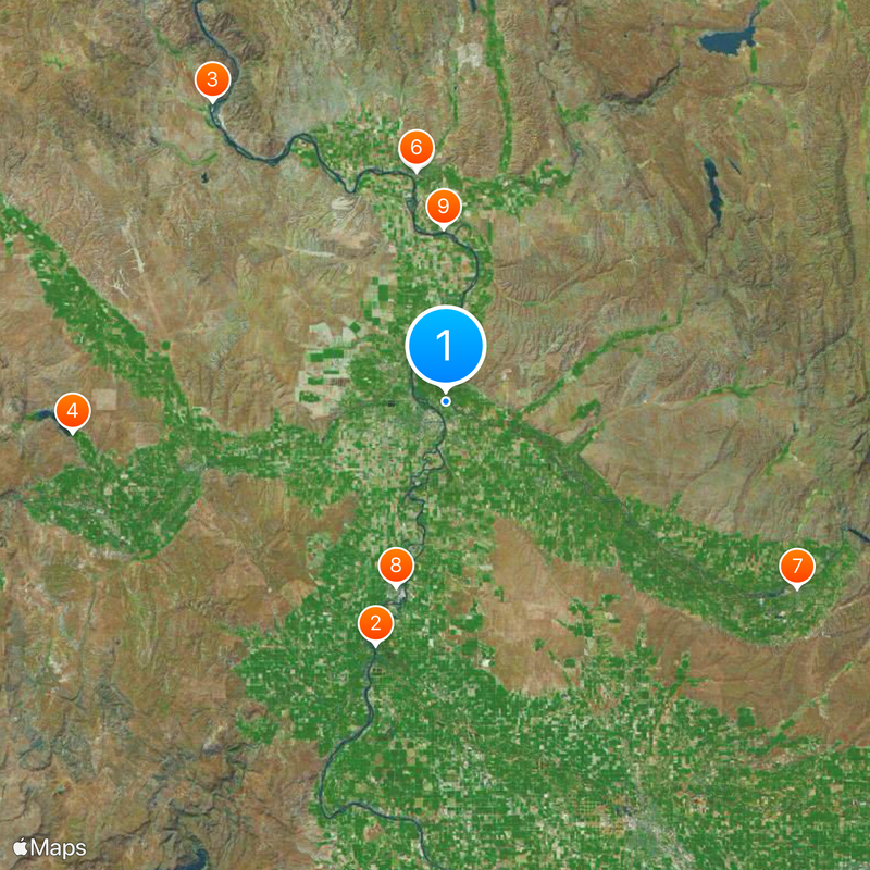 Treasure Valley Map