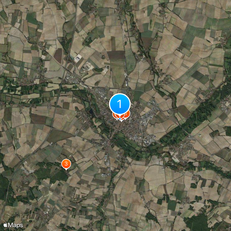 Saint-Jean-d'Angély Carte