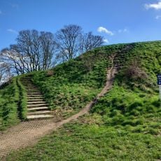Civil War earthworks at the Castle