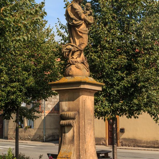 Statue of Virgin Mary in České Heřmanice
