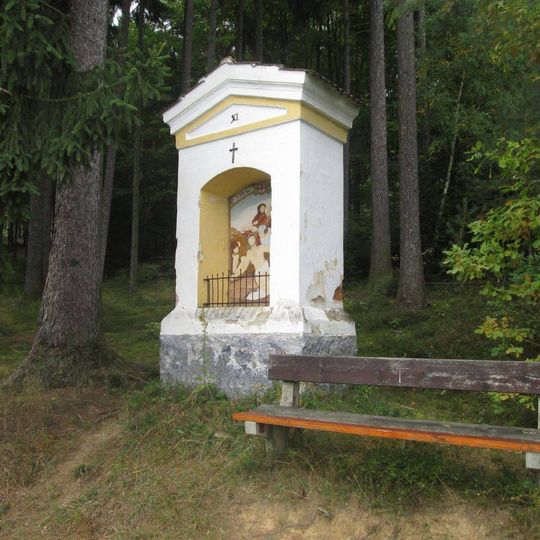 Kaplička na křížové cestě Lhenice - 11. zastavení