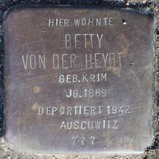 Stolperstein en memoria de Betty von der Heydt