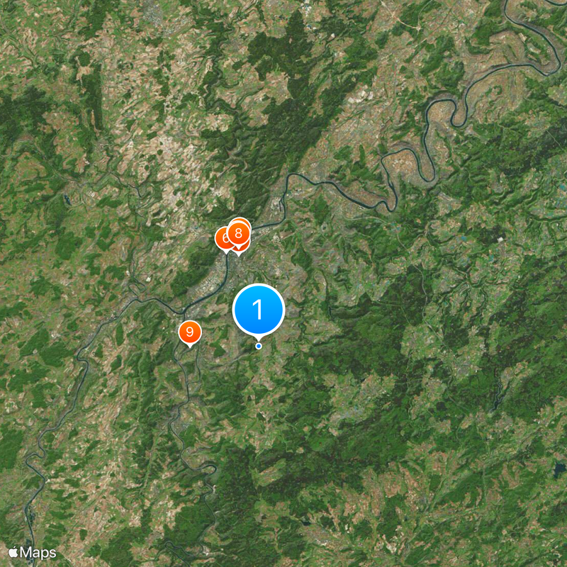 Trier-Saarburg Kaart