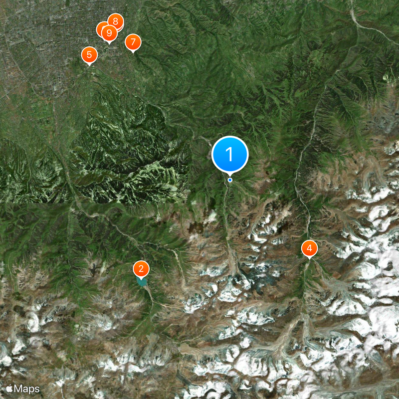 Shymbulak Map