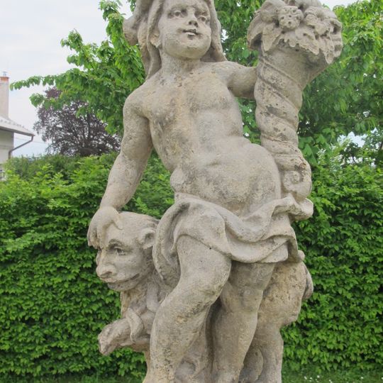 Alegorická socha Afrika