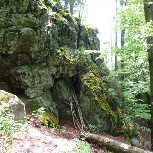 Felswandergebiet im Nationalpark Bayerischer Wald bei Mauth