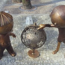 Bolek and Lolek Monument in Bielsko-Biała