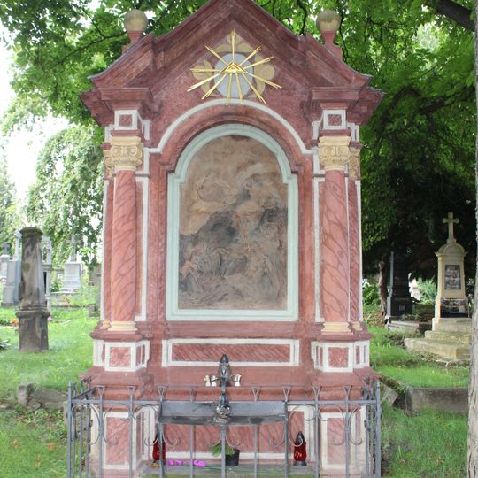 Kaplička Panny Marie Bolestné na hřbitově v Brandýse nad Labem