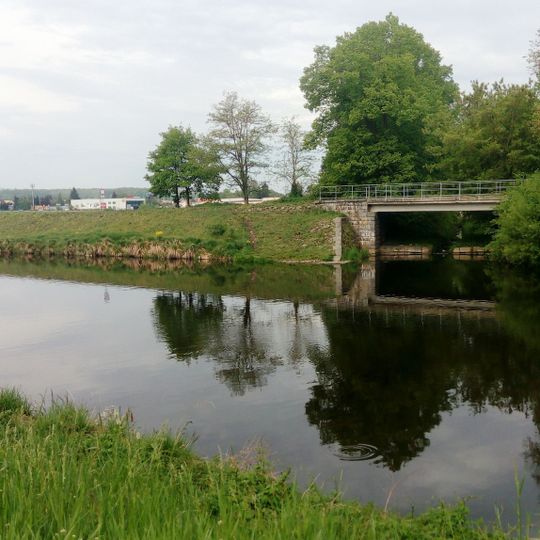 Most přes ústí Litvínovického potoka