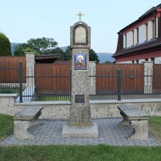 Boží muka v Lázeňské ulici v Lázních Libverda