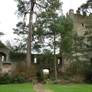 Greys Court, Great Tower, Attached Ruined Tower And Walls Approximately 60 Metres East
