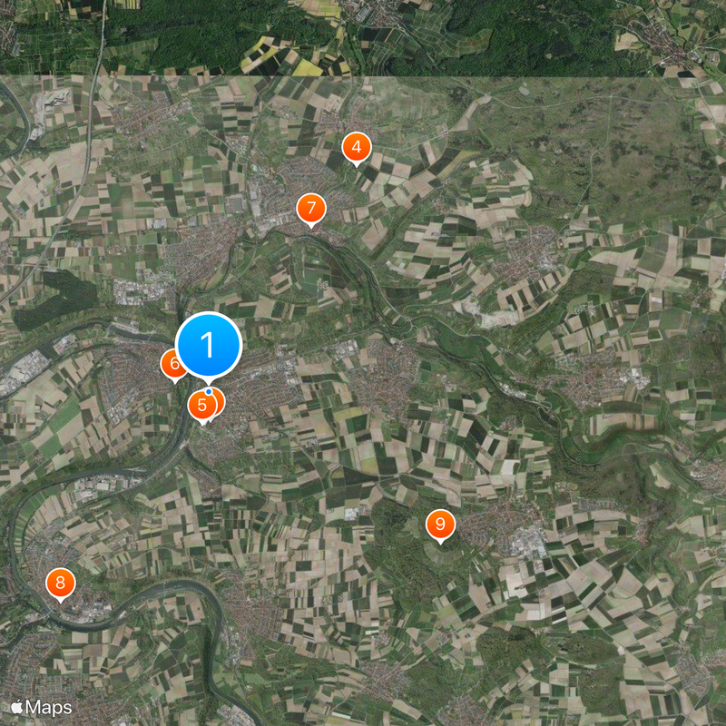 Marbach am Neckar Carte