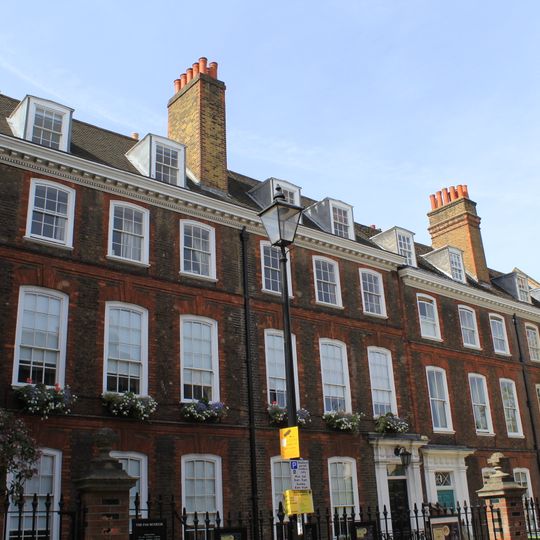 Numbers 6, 8, 10 And 12 Including Forecourt Piers In Front And Walls, Crooms Hill