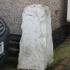 Milestone, Elm Road, by No. 164