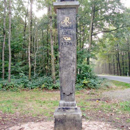 Polish-Saxon Post Milestone in Wermsdorf