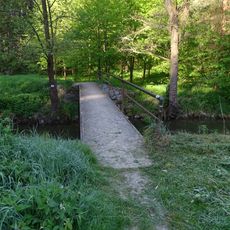 Footbridge over the Janovický potok in Týnec nad Sázavou