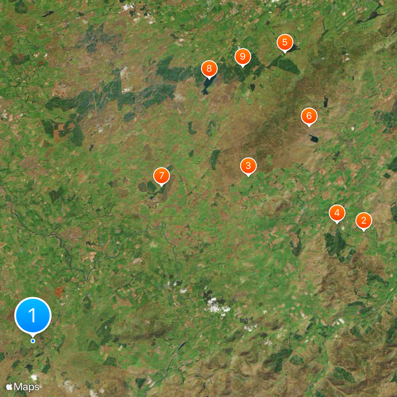 Lanarkshire Map