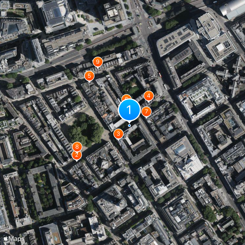 Fitzrovia Map