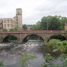 Cleggford Bridge Over River Calder At Junction With Savile Road