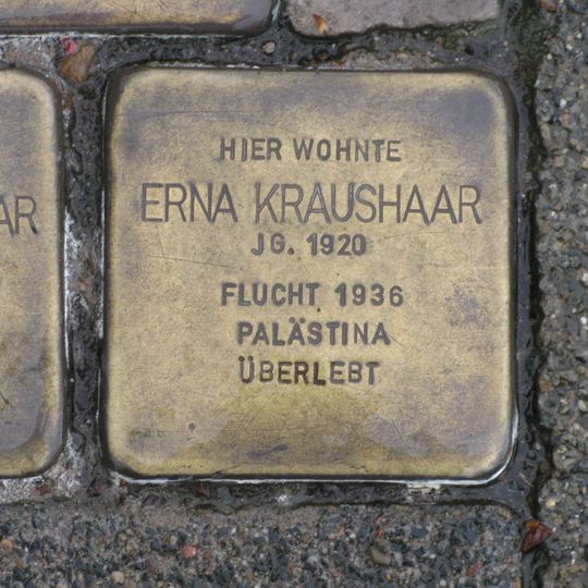 Stolperstein für Erna Kraushaar