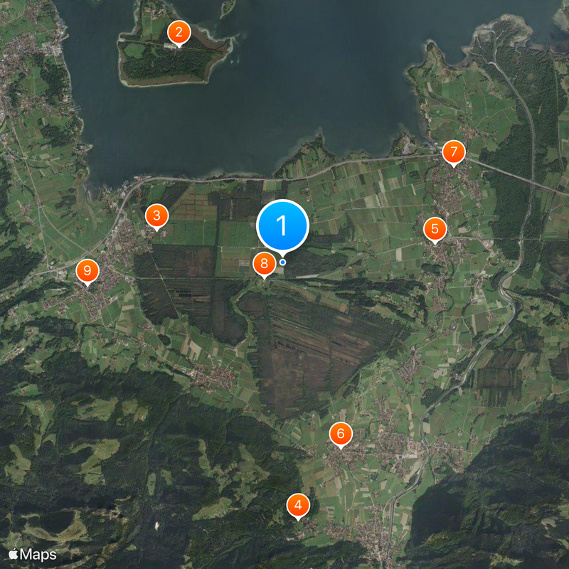 Chiemgau Map